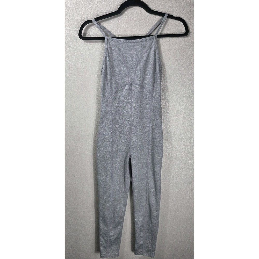 FP Movement Gray One Piece Jumpsuit XS Open Back Workout Yoga Activewear